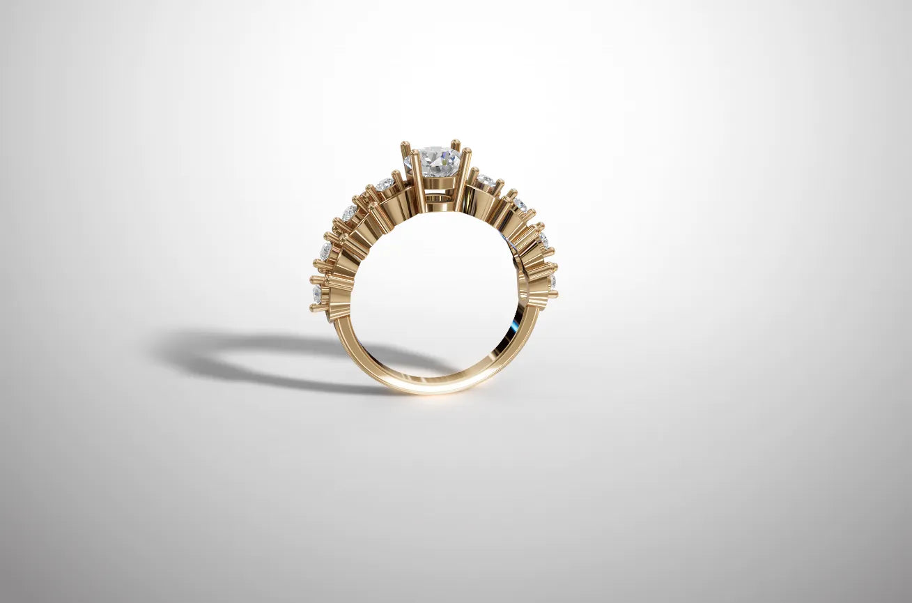 Brilho Eterno - Anel OURO 14.2Kt