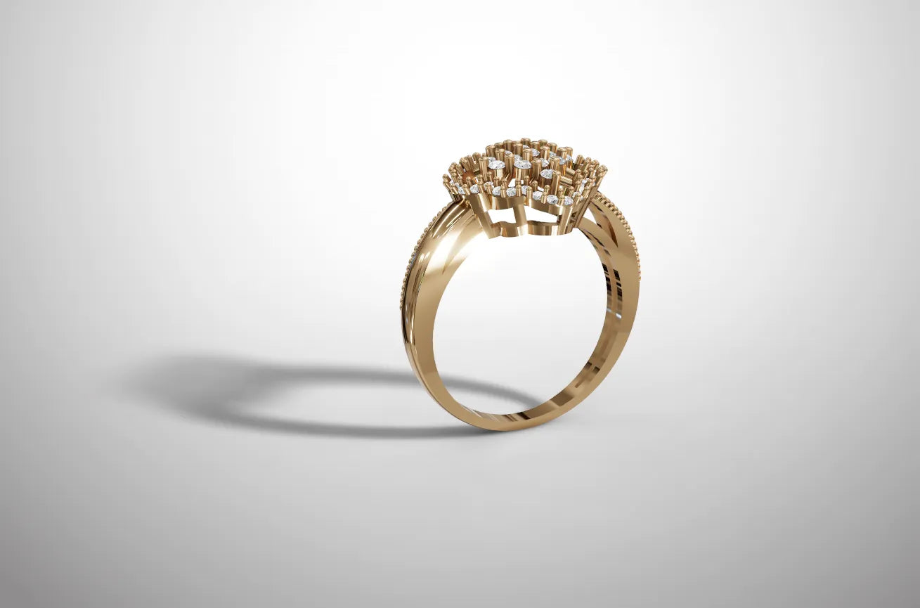 Aurora Dourada - Anel OURO 14.2Kt