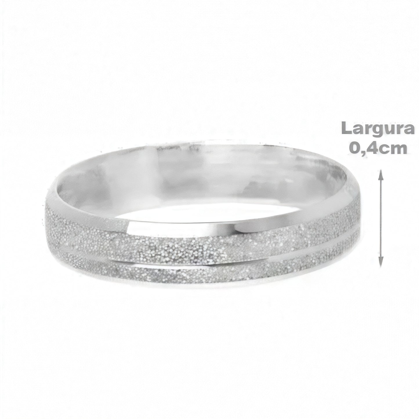 Engagement Ring - 925 Silver - SINGLE BEAD