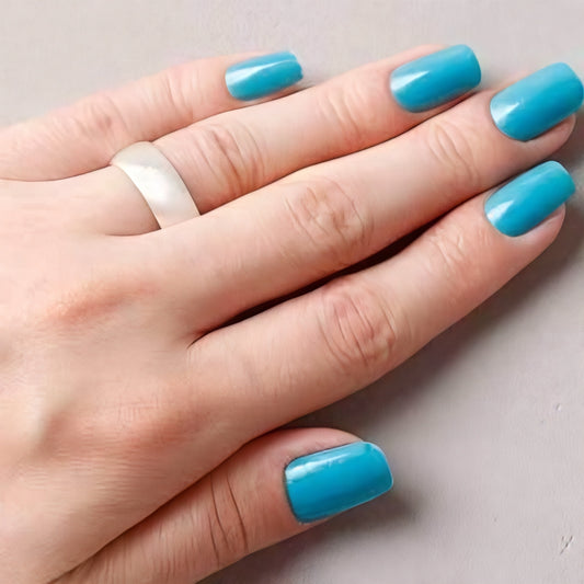 O Par Aliança de Namoro - Prata 925 - 6MM Amendoada