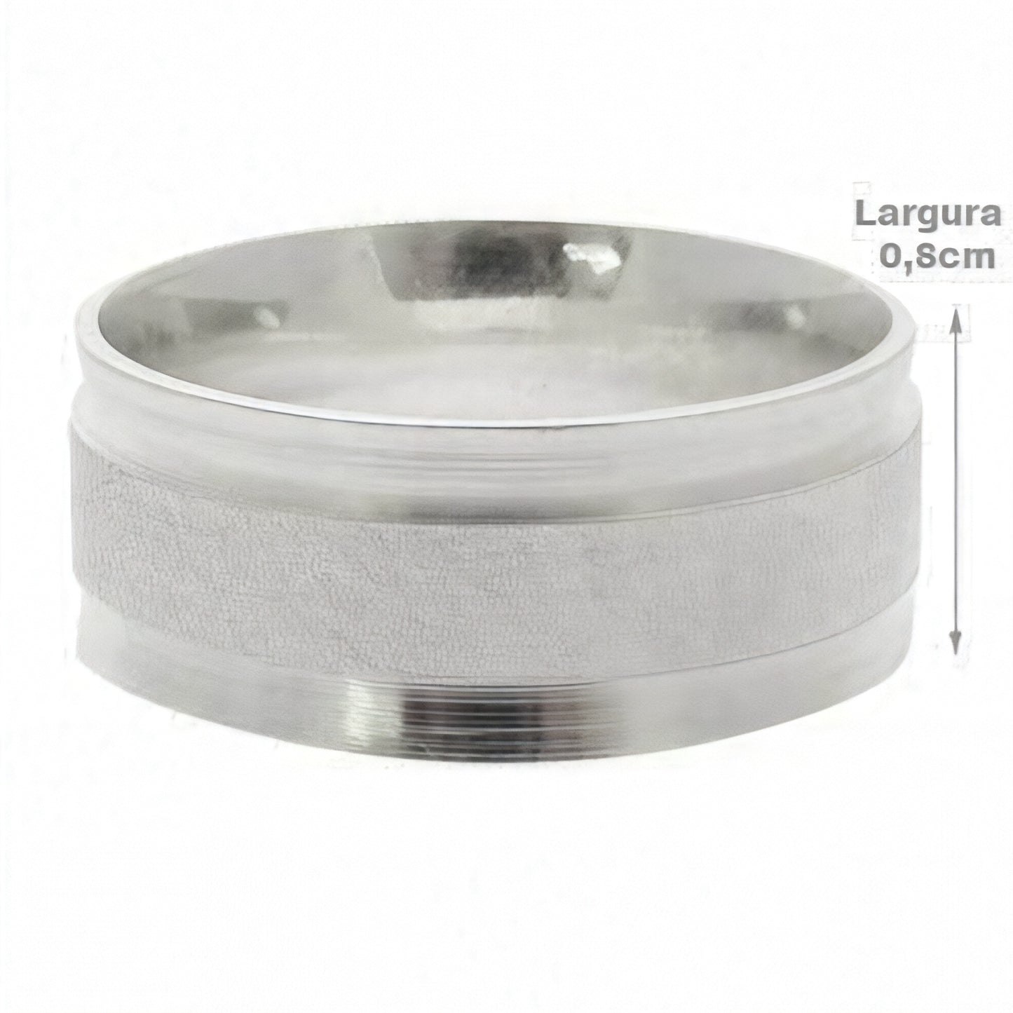 Engagement Ring - 925 Silver - Traditional 8 MM