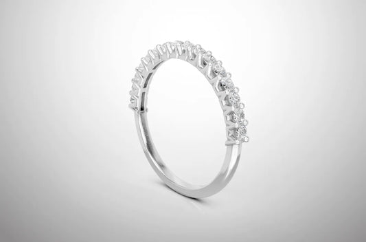 Meia Aliança Foali - Prata 925