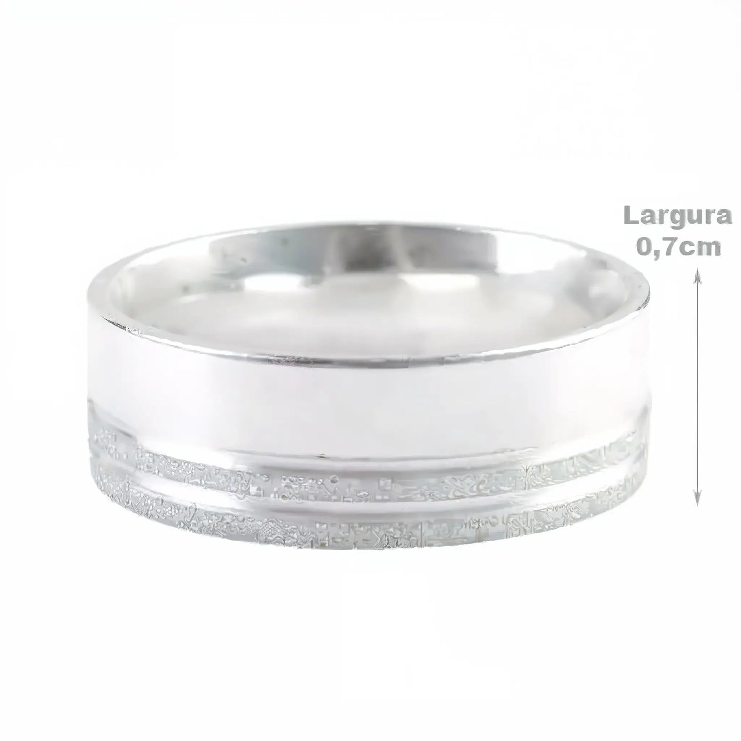Engagement Ring - 925 Silver - STRAIGHT