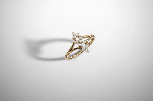 Reflexo de Luxo - Anel OURO 14.2Kt