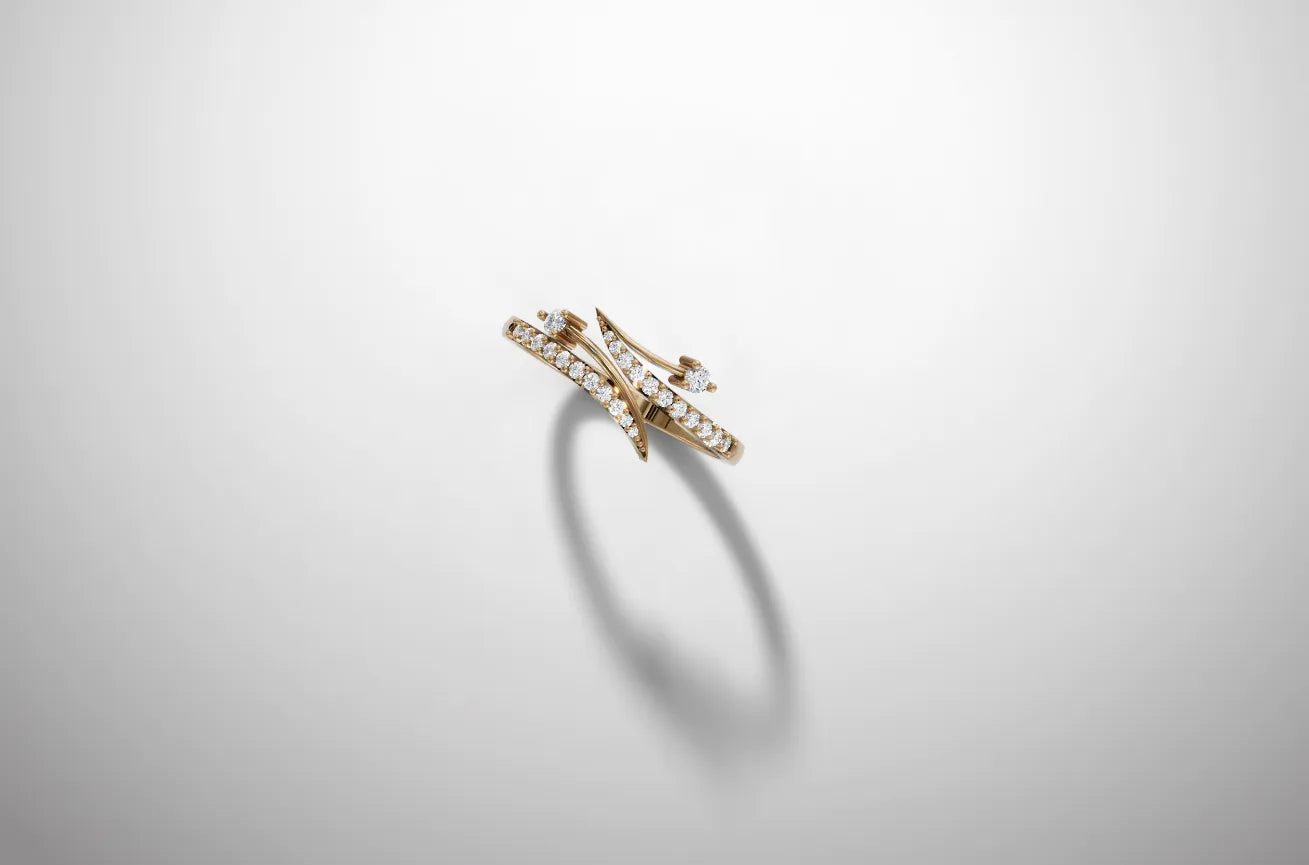 Elegância Pura - Anel OURO 14.2Kt