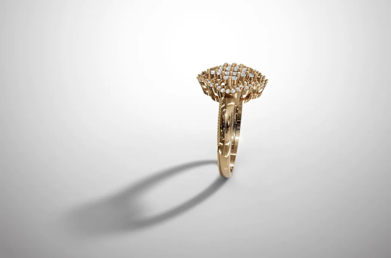 Aurora Dourada - Anel OURO 14.2Kt