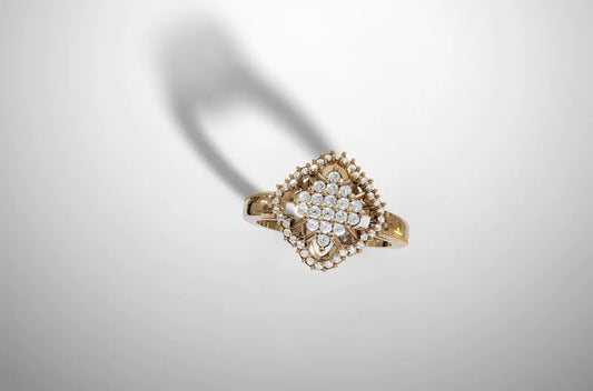 Aurora Dourada - Anel OURO 14.2Kt