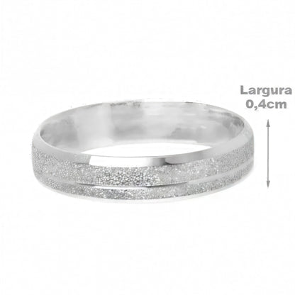 Engagement Ring - 925 Silver - SINGLE BEAD